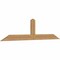 Ekena Millwork Portland Smooth Timber Gable Bracket, Western Red Cedar, 84"W x 21"H x 1 1/2"D x 5 1/2"F, 6/12 Pitch GBW084X21X0206POR00SWR - alternate 4